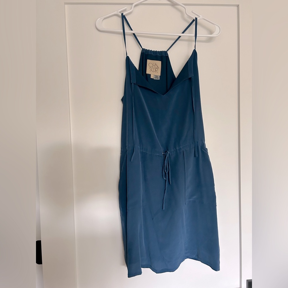 Chaser blue strappy dress